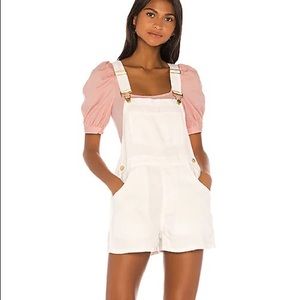 NEW WeWoreWhat Linen Overalls